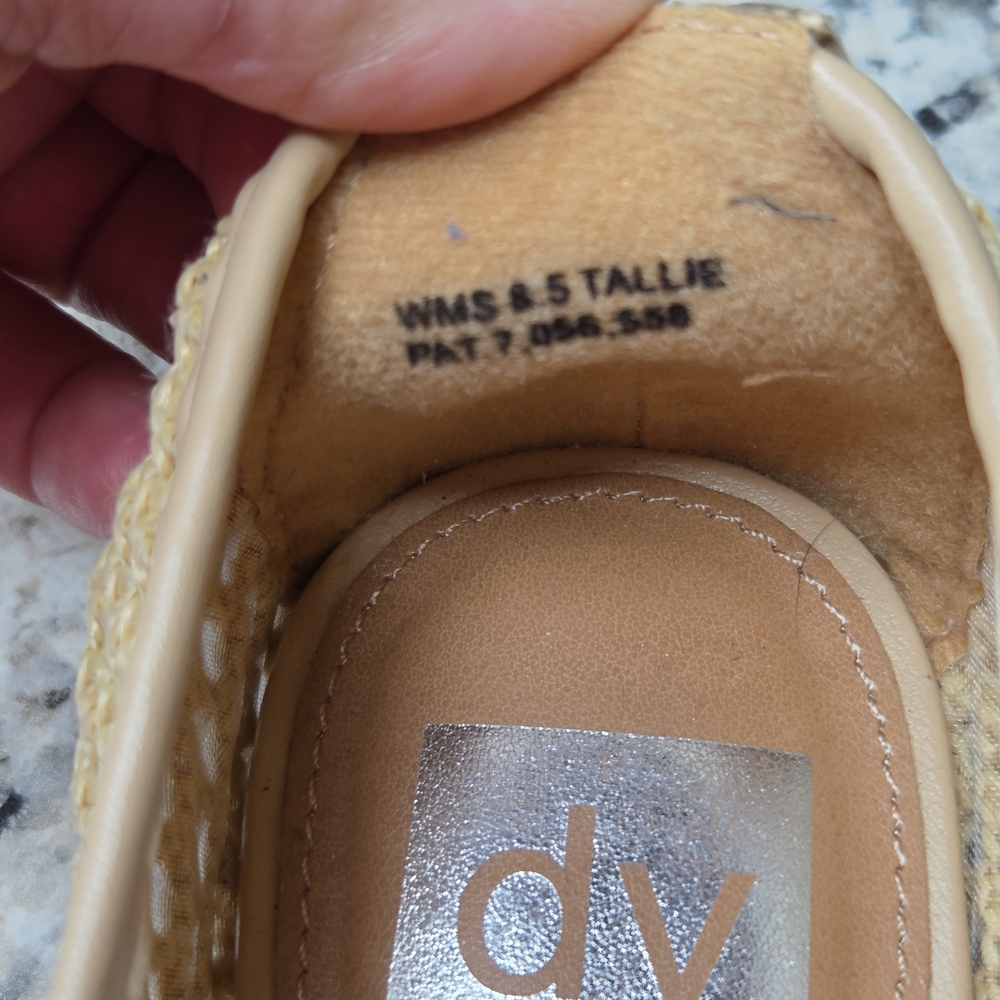 Dolce Vita Tan Woven Loafers - Picture 4 of 4